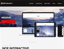 Tablet Screenshot of noe-interactive.com